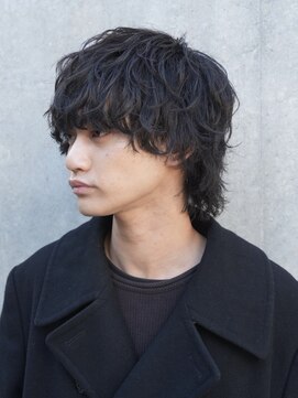 バイフィフス 原宿/表参道(by fifth) マッシュウルフ波巻きパーマサーフカールシャドウパーマ