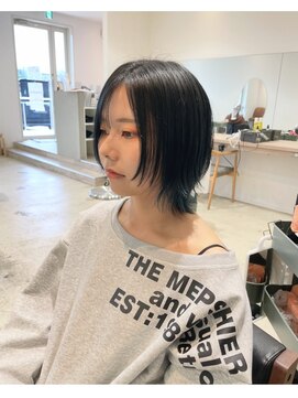 メルク(merc) カール/セミディ/シアーカラー/姫カット/ショート