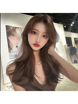 ジルバイジゼル(JILL by GiseL) レイヤー　ミルクブラウン　ブリーチ無し