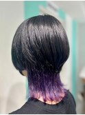 【ウルフ×インナーカラー×ラベンダー】池袋美容室