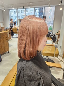 ネオリーブルノン 日吉(Neolive Runon) おさまりボブハイトーンベージュ髪質改善カラー美髪日吉