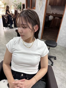 シールドヘアー 沖縄 新都心(C'LD Hair) 那覇美容室/おもろまち美容室/シースルーボブ/切りっぱなしボブ