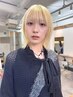 ★new【effect bleach】カット＋エフェクトブリーチ＋カラー＋TR ￥17800