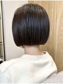 ショートボブ×ショコラアッシュ【束感/ヘルシースタイル/立川】