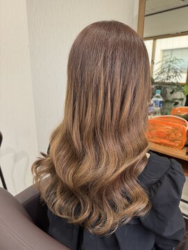 フロレゾンヘアデザインエクステ(floraison hair design exte) プルエクステロングスタイル