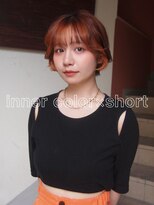 コレットヘアー ザモリオカ(Colette HAIR the MORIOKA)&nbsp;-kanna-♪ 大人可愛いオレンジインナーカラー♪