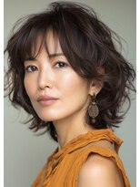 アヴァンス プロデュース バイ エガオ 大阪梅田店(AVANCE. PRODUCED by EGAO)&nbsp;ミディアムくびれヘア＋ボリュームパーマ