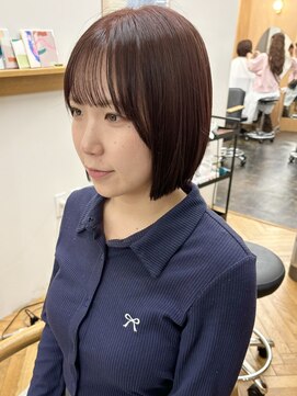 メク(meku) ほんのり暖色のボブ＊関内美容室
