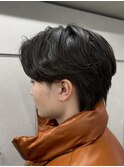 メンズセンターパートニュアンスパーマフェザーパーマ