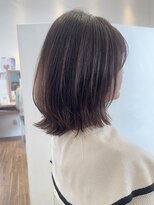 イーストハムアネーロ(EAST HAM anello)&nbsp;透明感ダークブラウン/ミディアム/レイヤーカット