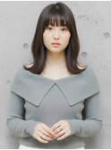 韓国風ｘシースルーバングｘエギョモリｘタンバルモリｘレイヤー