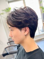 シープドッグ(SHEEP DOG)&nbsp;メンズパーマ　初めてのパーマにおすすめ　フェザーパーマ　朝楽