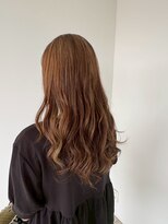 ナップヘアー(nap hair)&nbsp;ベージュブラウン×ゆる巻きロング