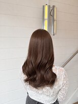 エルベ 千波店(elve)&nbsp;大人可愛い、透け感モカブラウン♪