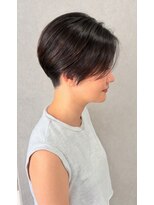 フランチェスカドットボブ(francesca.bob)&nbsp;刈り上げショート×ダークブラウン【渡辺俊弥】梅田