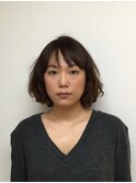 縮毛矯正&デジタルパーマでふんわりボリュームダウン