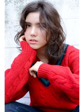 ミラバイグリーン(Mira by green) 伸ばしかけ くせ毛風 ルーズ