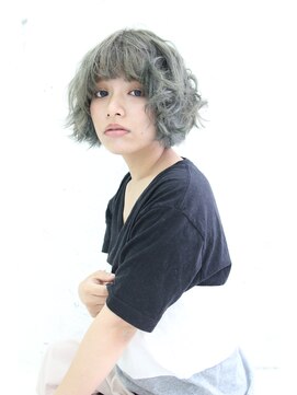 フェリシータ 緑地公園店(felicita) 抜け感グレージュ☆彡ひし形シルエットエアリーショート