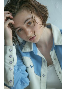 ミエルヘアーエスト 新宿店(mielhair est) 前下がりルーズボブ