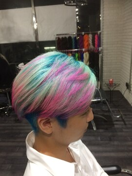 トリックストア(TRICK STORE) 高校生派手髪バリカンアート原色カラーTRICKstyle！