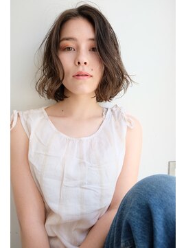ラレイ(Lalei) 【 表参道/青山】ブランジュ×くせ毛風ボブ【ささき】