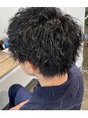 ツイストスパイラルパーマ波巻きスパイラルパーマ刈り上げ