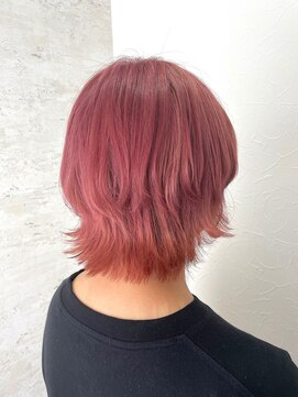 シエル 立川店(CIEL) 【CIEL×久光】ペールピンク×ウルフカット