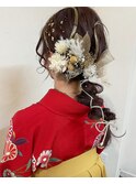 ◎水引き卒業式ヘアアレンジ◎
