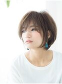 暗めカラー/グランマッシュ/デザインカラー/フェザーパーマ/国立