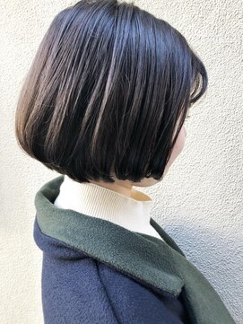 モリオ フロム ロンドン 成増店 【morio成増/玉井】ワンレン ダークブラウン ボブ