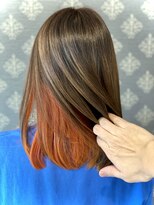 スーリールアドラーブルヘア(Sourire Adorable Hair)&nbsp;インナーオレンジ