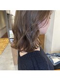 ◎ミディアムスタイルのアッシュベージュ◎