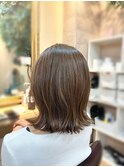 20代30代◎外ハネミディアムボブスタイル