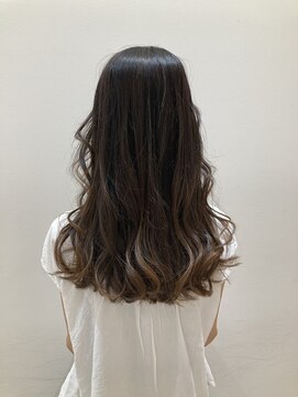 ヘアーライズ 池袋東口店(hair RISE) 髪質改善酸性ストレートワンカールパーマ&寒色系でトーンダウン