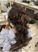 長さだしのルーズポニー
