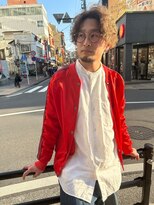 インセンス(insence yamashita) センター分け／パーマ
