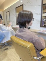 ラポールヘアー(rapport hair)&nbsp;センターパート×ショートウルフ＊