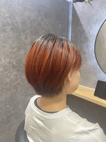 ラフル(LAFULL)&nbsp;まるみショート × ハイトーンオレンジ