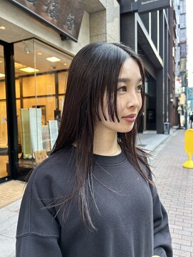 ビュートリアム265(BEAUTRIUM 265) 姫カット 顔まわりカット 個性 黒髪 縮毛矯正 髪質改善 銀座