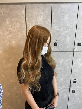 ガルボヘアー 名古屋栄店(garbo hair) #名古屋#栄#プルエクステ#ハイライト#ロング#ギャル#エクステ