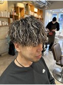 ハイライト多め ツイストスパイラル ワックス仕上げ