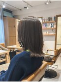 アッシュグレージュ/透明感グレージュ/ブリーチ無しカラー