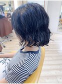 【morio成増/児玉】暗髪ボブ　パーマ