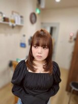 ミラシィ 成田(Mirashy)&nbsp;ハイライトカラーミルクティーベージュレイヤーカット