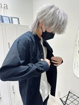 ジーナ 天神(Zina)&nbsp;ホワイトカラー/マッシュウルフ