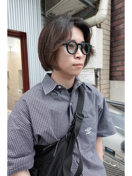 シイ(SIE) メンズボブ×ポイントパーマ