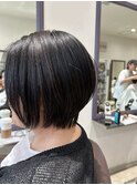ハンサムショート/ショートボブ/切りっぱなし/博多駅