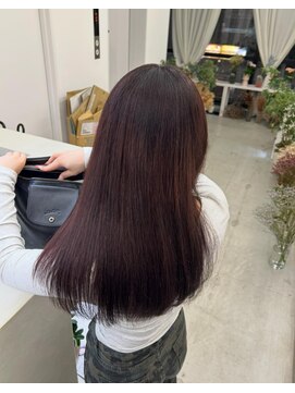 リル(re'll) 《花屋併設》酸性ストレート×暖色カラー［ヘアセット］