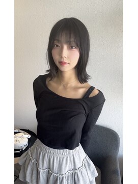 エミタス 宮街道(Emitas.) 暗髪切りっぱなしボブ