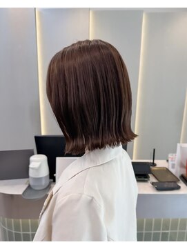 ロンドリゼル 札幌(Lond RiseL) オリーブグレー/前髪/ボブ/マロンベージュ/レイヤーカット/小顔